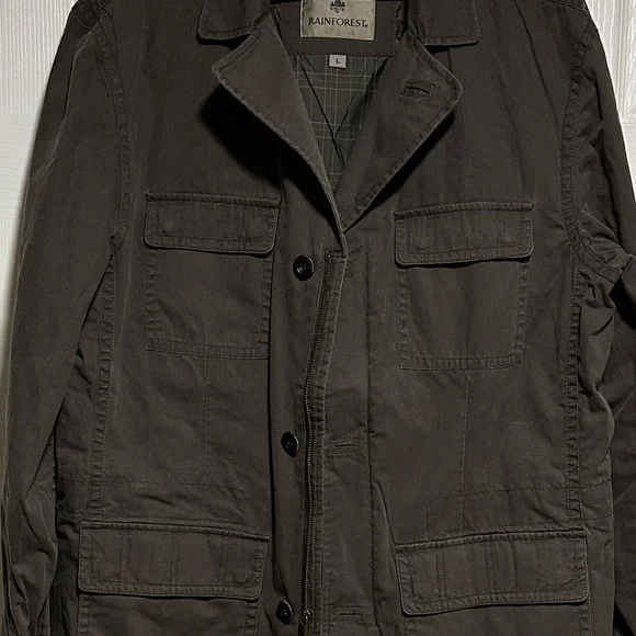 NWT - Rainforest Men's Brown Jacket - Picture 2 of 8